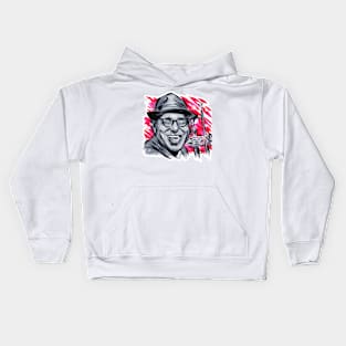 Dizzy Gillespie - An illustration by Paul Cemmick Kids Hoodie